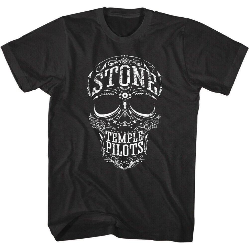 Stone Temple Pilots Sugar Skull Graphic T-Shirt Rock Band Music Fan Gift Tee